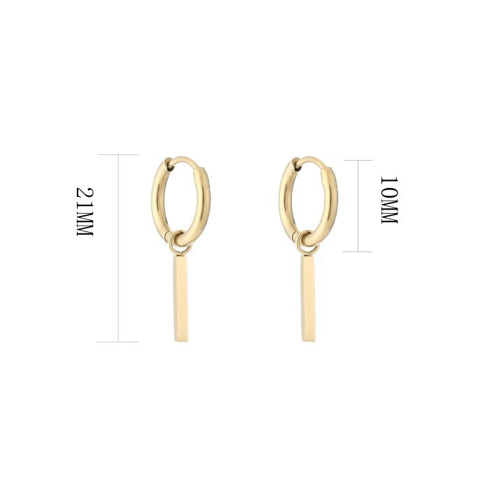 Oorbellen minimal bar