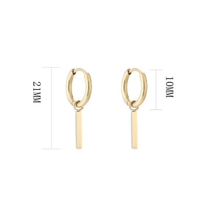 Oorbellen minimal bar