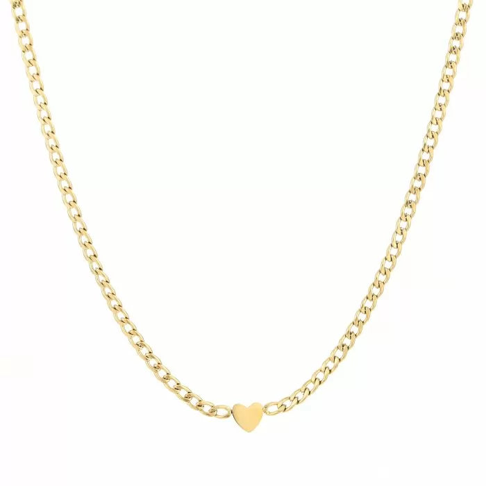 Ketting chained heart