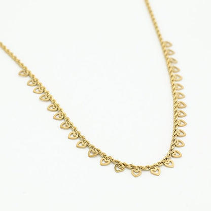 Ketting Spiraled Hearts
