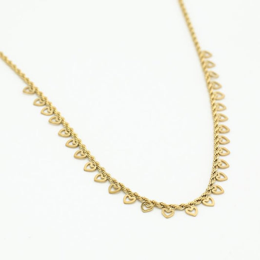 Ketting Spiraled Hearts