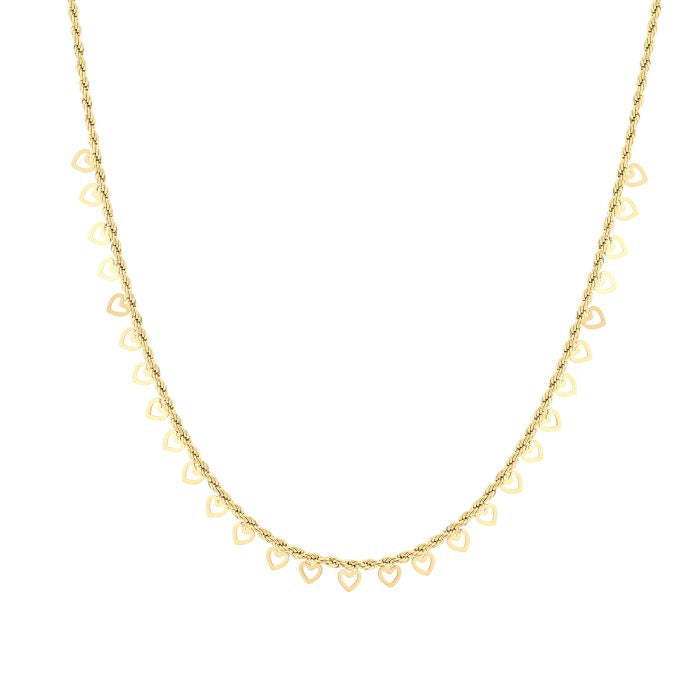 Ketting Spiraled Hearts