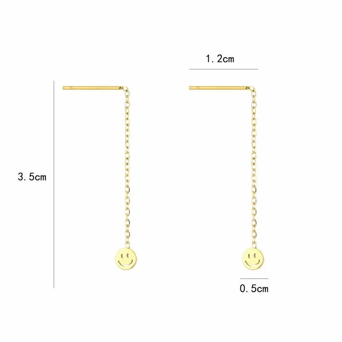 Oorbellen hanging Smiley