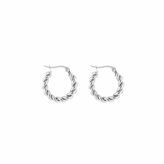 Oorbellen Twisted Hoop