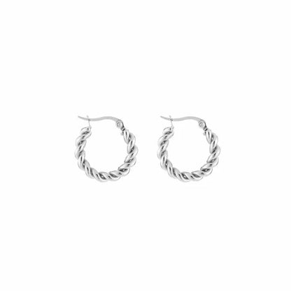 Oorbellen Twisted Hoop