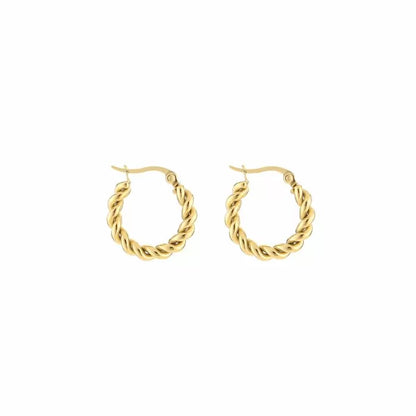 Oorbellen Twisted Hoop