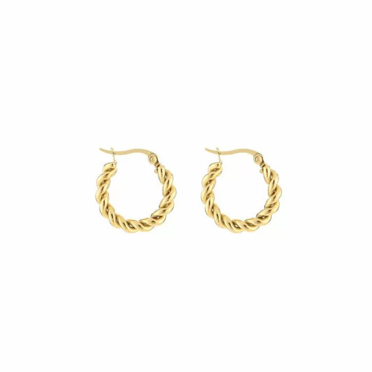 Oorbellen Twisted Hoop