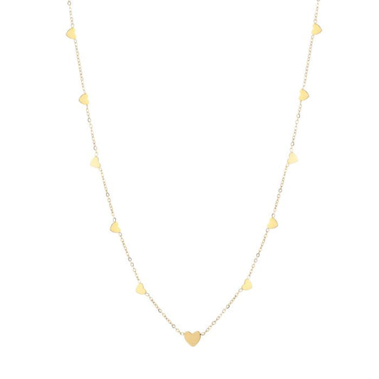 Ketting Flat Hearts