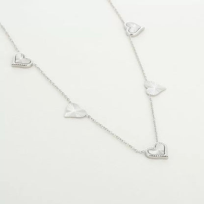 Ketting 5 hearts