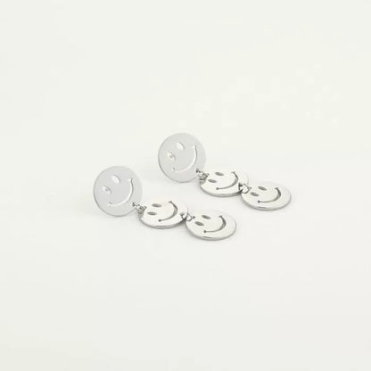 Oorbellen Triple Smiley