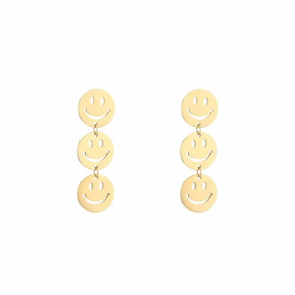 Oorbellen Triple Smiley