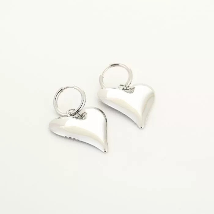 Oorbellen XL heart