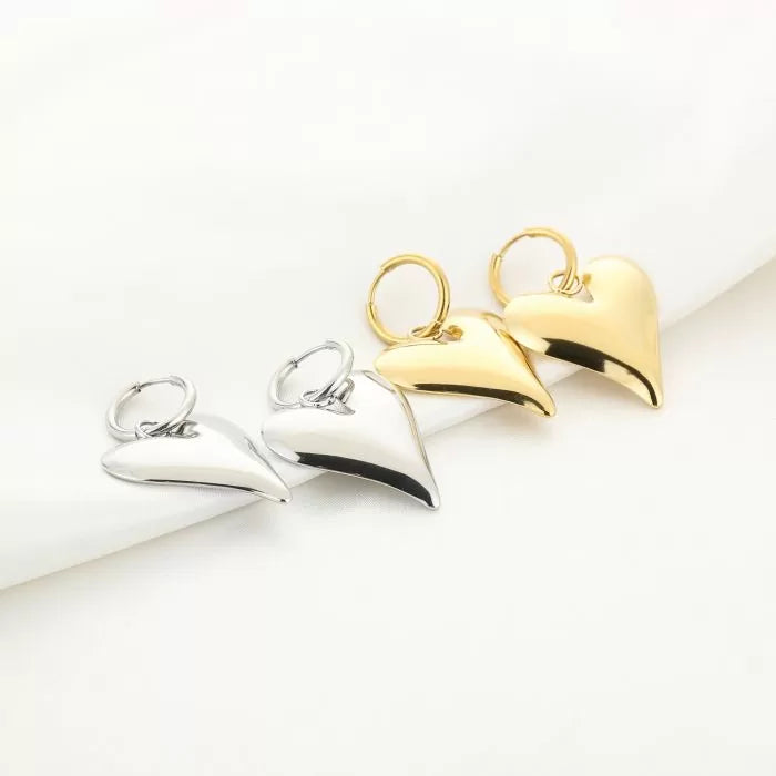 Oorbellen XL heart
