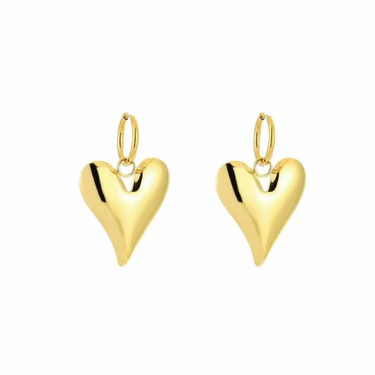 Oorbellen XL heart