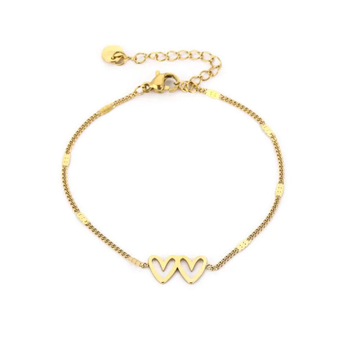 Armband Twin Hearts