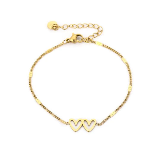 Armband Twin Hearts