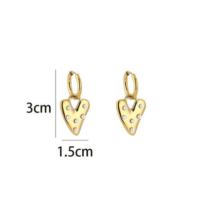 Oorbellen Pearl Heart