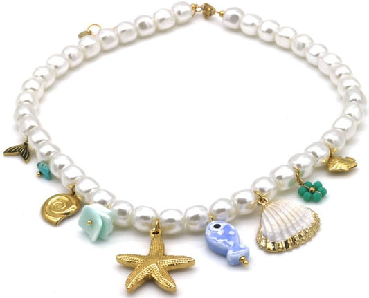 Ketting Pearl ocean breeze