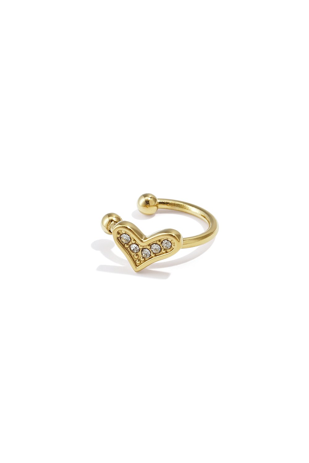 Earcuff heart spark
