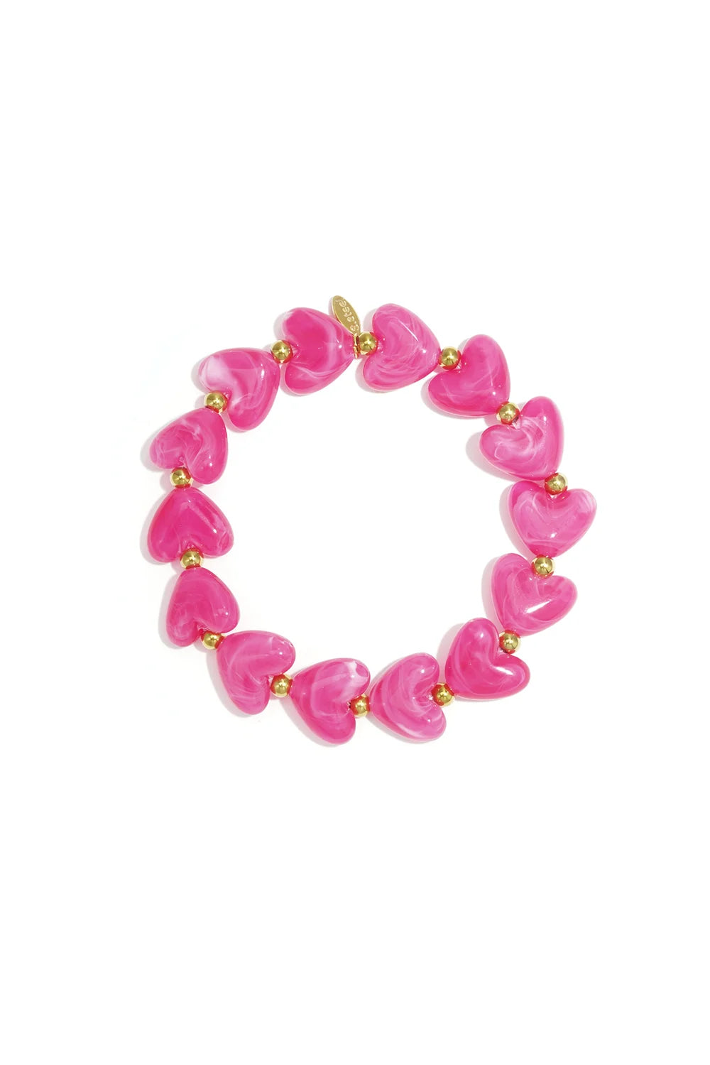 Armband sweet hearts - rose pink
