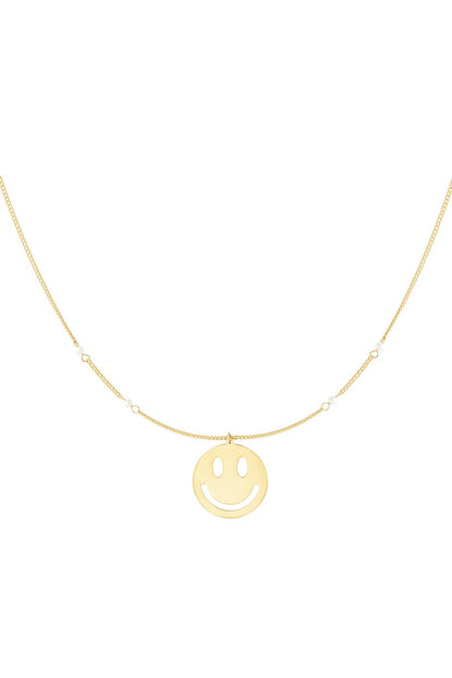 Ketting Smiley Pearl