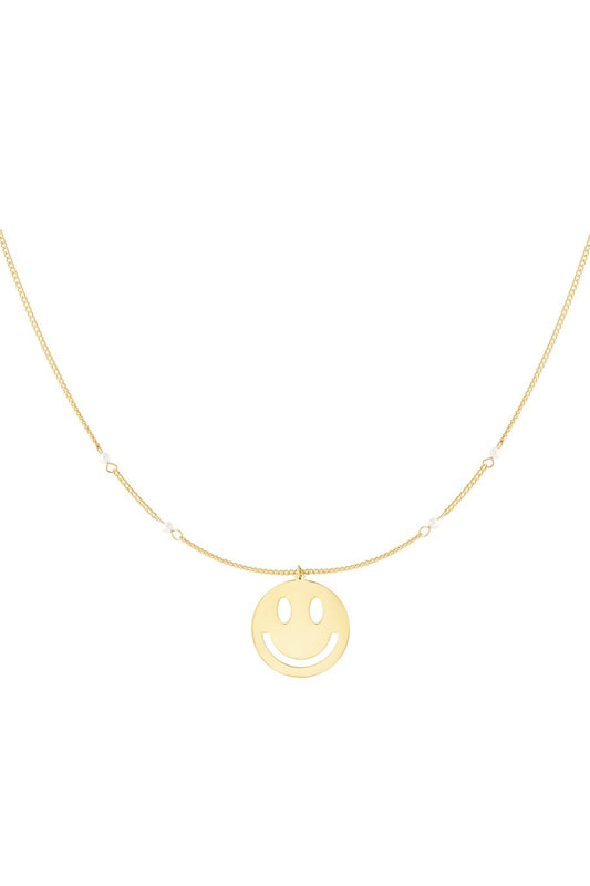 Ketting Smiley Pearl