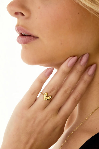 Spark Heart Ring